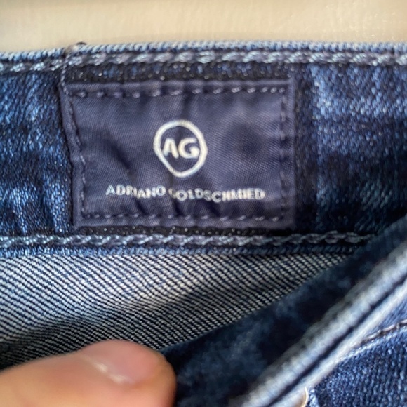 AG Adriano Goldschmied STEVIE Ankle Jeans Slim Straight Size 25R - Picture 2 of 16